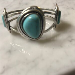 Turquoise Silver Women's Bracelet